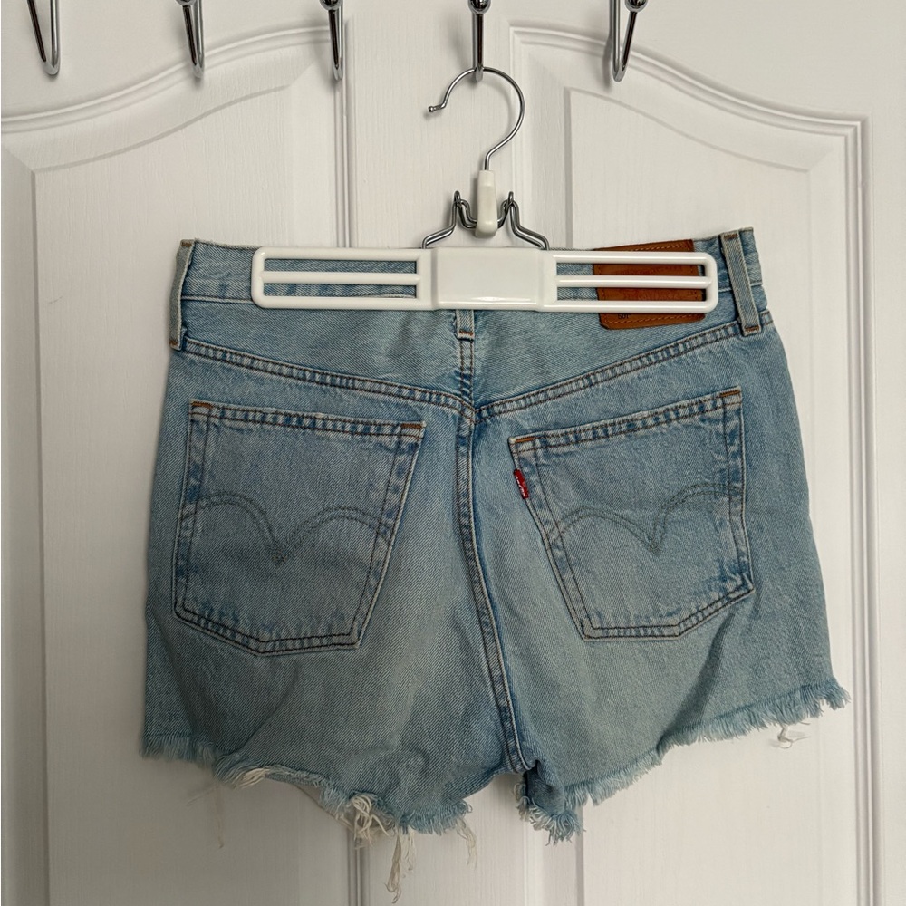 Levi's Women's Light Blue Denim Shorts